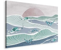 Artgeist Paveikslas - Fish on the waves