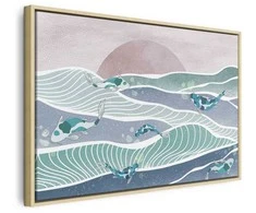 Artgeist Paveikslas - Fish on the waves