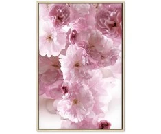 Artgeist Paveikslas - Flowery Glamour (1-part) - Flower Petals in Shades of Rožinė