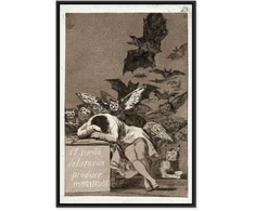 Artgeist Paveikslas - Francisco Goya – The Sleep of Reason Produces Monsters