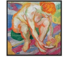 Artgeist Paveikslas - Franz Marc – Nude with cat