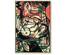 Artgeist Paveikslas - Franz Marc – The Birth of the Horse