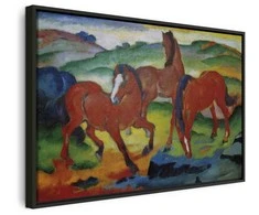 Artgeist Paveikslas - Franz Marc – The Raudona Horses (Grazing Horses IV)