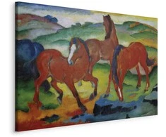 Artgeist Paveikslas - Franz Marc – The Raudona Horses (Grazing Horses IV)