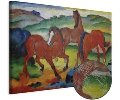 Artgeist Paveikslas - Franz Marc – The Raudona Horses (Grazing Horses IV)
