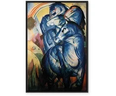 Artgeist Paveikslas - Franz Marc – The tower of mėlynas horses