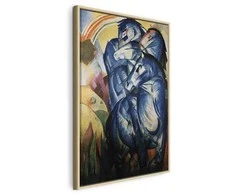 Artgeist Paveikslas - Franz Marc – The tower of mėlynas horses