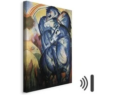 Artgeist Paveikslas - Franz Marc – The tower of mėlynas horses