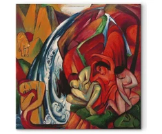Artgeist Paveikslas - Franz Marc – The waterfall (Women under a waterfall)