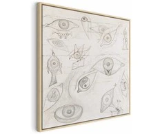 Artgeist Paveikslas - Frida Kahlo – Drawing of Eyes