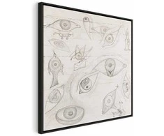 Artgeist Paveikslas - Frida Kahlo – Drawing of Eyes