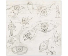 Artgeist Paveikslas - Frida Kahlo – Drawing of Eyes