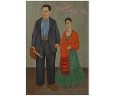 Artgeist Paveikslas - Frida Kahlo – Frida and Diego Rivera