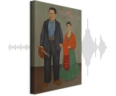 Artgeist Paveikslas - Frida Kahlo – Frida and Diego Rivera