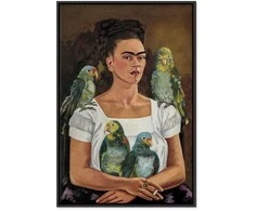 Artgeist Paveikslas - Frida Kahlo – Me and My Parrots
