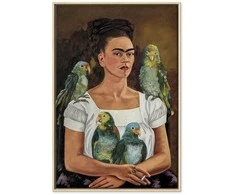 Artgeist Paveikslas - Frida Kahlo – Me and My Parrots