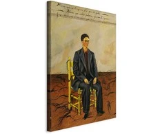 Artgeist Paveikslas - Frida Kahlo – Self-Portrait with Cropped Hair