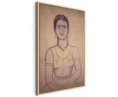 Artgeist Paveikslas - Frida Kahlo – Self-Portrait, 1929 (charcoal drawing)