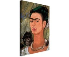 Artgeist Paveikslas - Frida Kahlo – Self-Portrait with Monkey