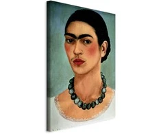 Artgeist Paveikslas - Frida Kahlo – Self-Portrait with Beaded Necklace