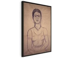 Artgeist Paveikslas - Frida Kahlo – Self-Portrait, 1929 (charcoal drawing)