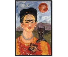 Artgeist Paveikslas - Frida Kahlo – Self-Portrait with Diego on My Breast