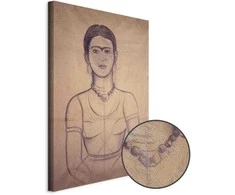 Artgeist Paveikslas - Frida Kahlo – Self-Portrait, 1929 (charcoal drawing)