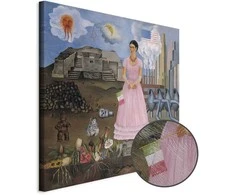 Artgeist Paveikslas - Frida Kahlo – Self-Portrait on the Borderline Between Mexico and the United States
