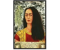 Artgeist Paveikslas - Frida Kahlo – Self-Portrait with Loose Hair