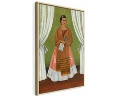 Artgeist Paveikslas - Frida Kahlo – Self-Portrait Dedicated to Leon Trotsky
