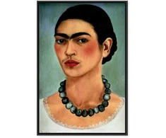 Artgeist Paveikslas - Frida Kahlo – Self-Portrait with Beaded Necklace
