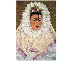 Artgeist Paveikslas - Frida Kahlo – Self-Portrait as a Tehuana (Diego on My Mind)