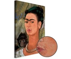 Artgeist Paveikslas - Frida Kahlo – Self-Portrait with Monkey
