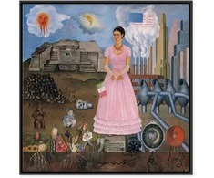 Artgeist Paveikslas - Frida Kahlo – Self-Portrait on the Borderline Between Mexico and the United States