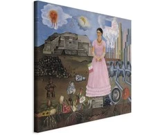 Artgeist Paveikslas - Frida Kahlo – Self-Portrait on the Borderline Between Mexico and the United States