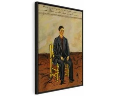 Artgeist Paveikslas - Frida Kahlo – Self-Portrait with Cropped Hair