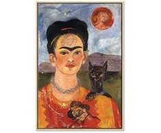 Artgeist Paveikslas - Frida Kahlo – Self-Portrait with Diego on My Breast