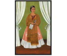 Artgeist Paveikslas - Frida Kahlo – Self-Portrait Dedicated to Leon Trotsky