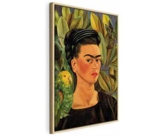 Artgeist Paveikslas - Frida Kahlo – Self-Portrait with Bonito