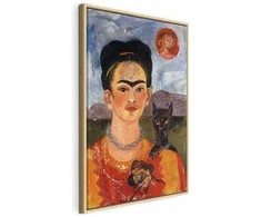 Artgeist Paveikslas - Frida Kahlo – Self-Portrait with Diego on My Breast