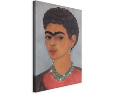 Artgeist Paveikslas - Frida Kahlo – Self-Portrait with Skirtas garbanotiems plaukams Hair