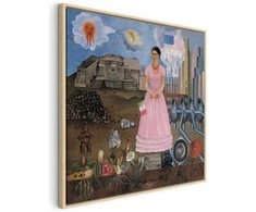 Artgeist Paveikslas - Frida Kahlo – Self-Portrait on the Borderline Between Mexico and the United States