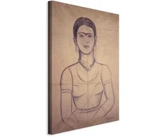 Artgeist Paveikslas - Frida Kahlo – Self-Portrait, 1929 (charcoal drawing)