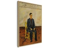 Artgeist Paveikslas - Frida Kahlo – Self-Portrait with Cropped Hair