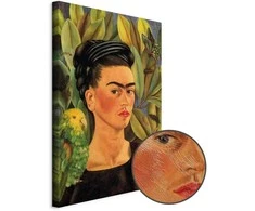 Artgeist Paveikslas - Frida Kahlo – Self-Portrait with Bonito