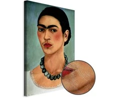 Artgeist Paveikslas - Frida Kahlo – Self-Portrait with Beaded Necklace