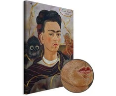 Artgeist Paveikslas - Frida Kahlo – Self-Portrait with Changuito