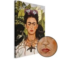 Artgeist Paveikslas - Frida Kahlo – Self-Portrait with Thorn Necklace and Hummingbird