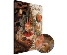 Artgeist Paveikslas - Frida Kahlo – The Love Embrace of the Universe, the Earth (Mexico), Myself, Diego, and Señor Xolotl