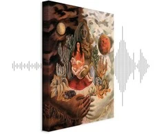 Artgeist Paveikslas - Frida Kahlo – The Love Embrace of the Universe, the Earth (Mexico), Myself, Diego, and Señor Xolotl